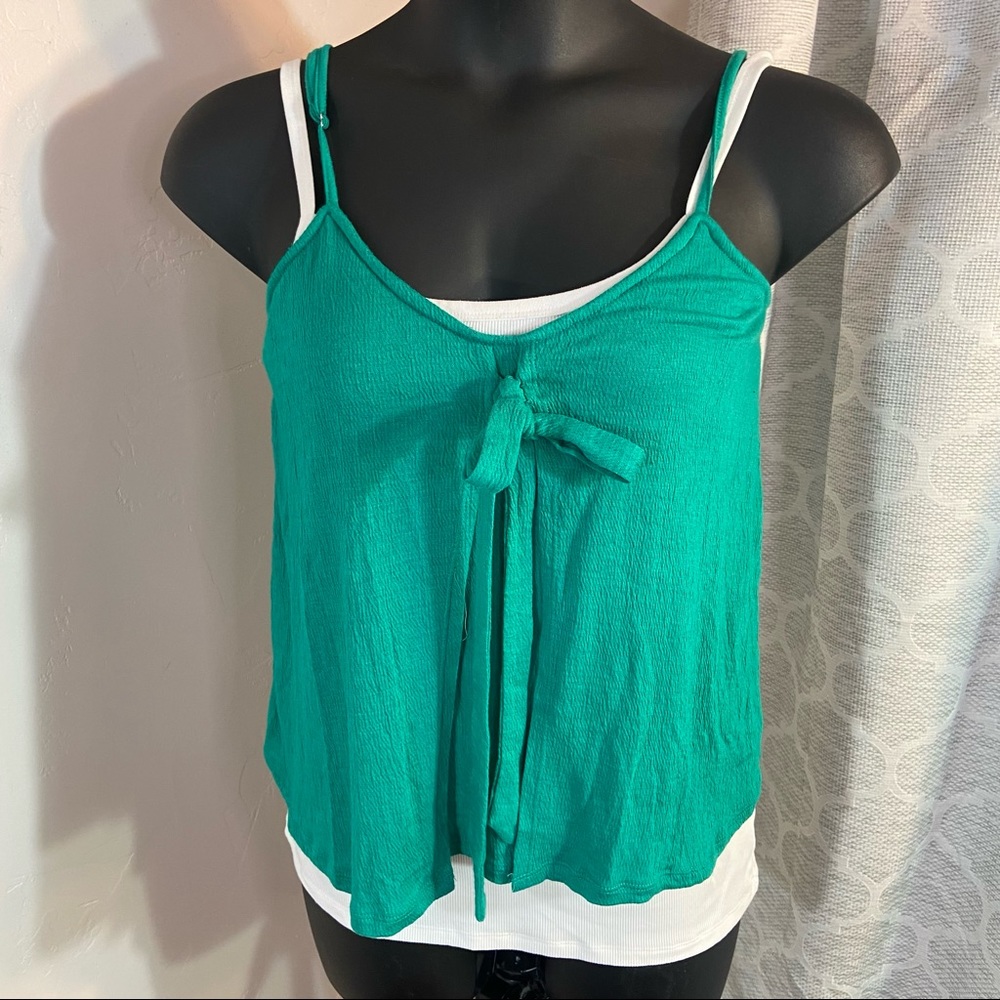 NWT Love & let love green too SzM